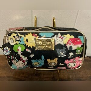 Vintage Extremely Rare Hello Kitty X Tokidoki Cosmetic Makeup Zip Bag